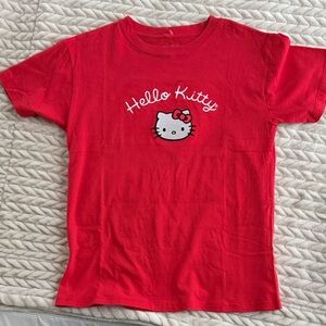 Hello Kitty Vibrant Red Short Sleeve Tee